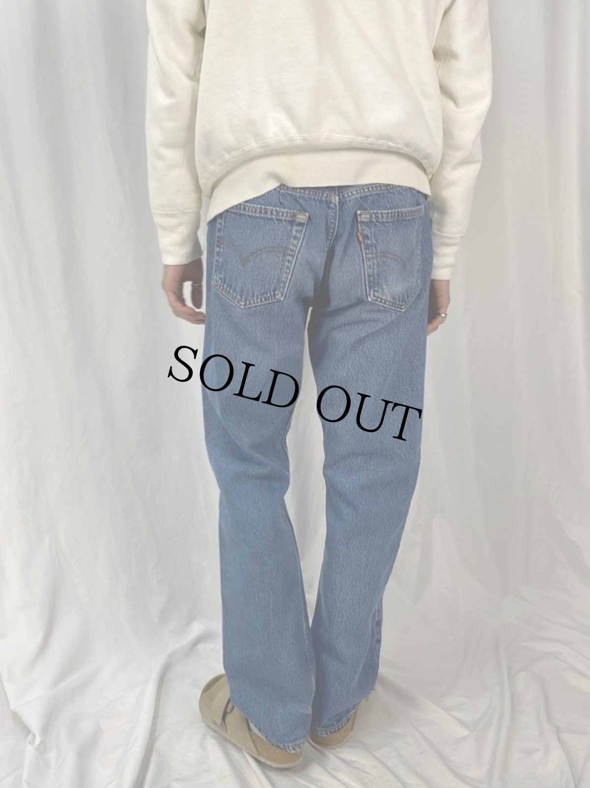 画像4: 90's Levi's 501 USA製 デニムパンツ W30 (4)
