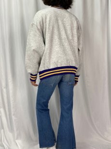 画像4: 90's VARSITY USA製 ニット切り替えスウェット XL (4)