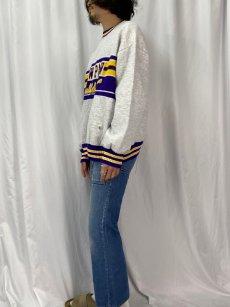 画像3: 90's VARSITY USA製 ニット切り替えスウェット XL (3)