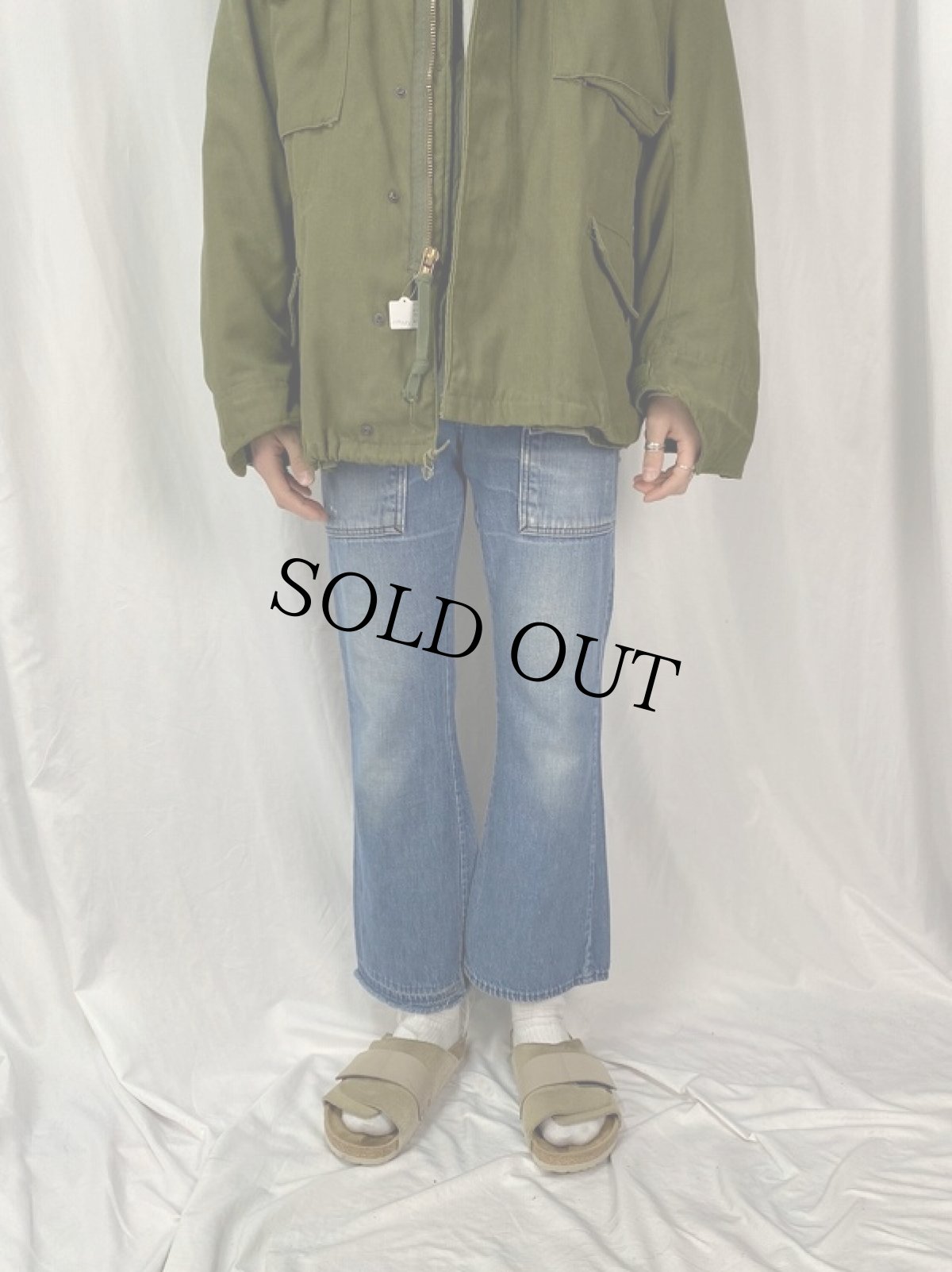 画像6: 70's JCPenney "RANCHCRAFT" デニムブッシュパンツ W28 (6)