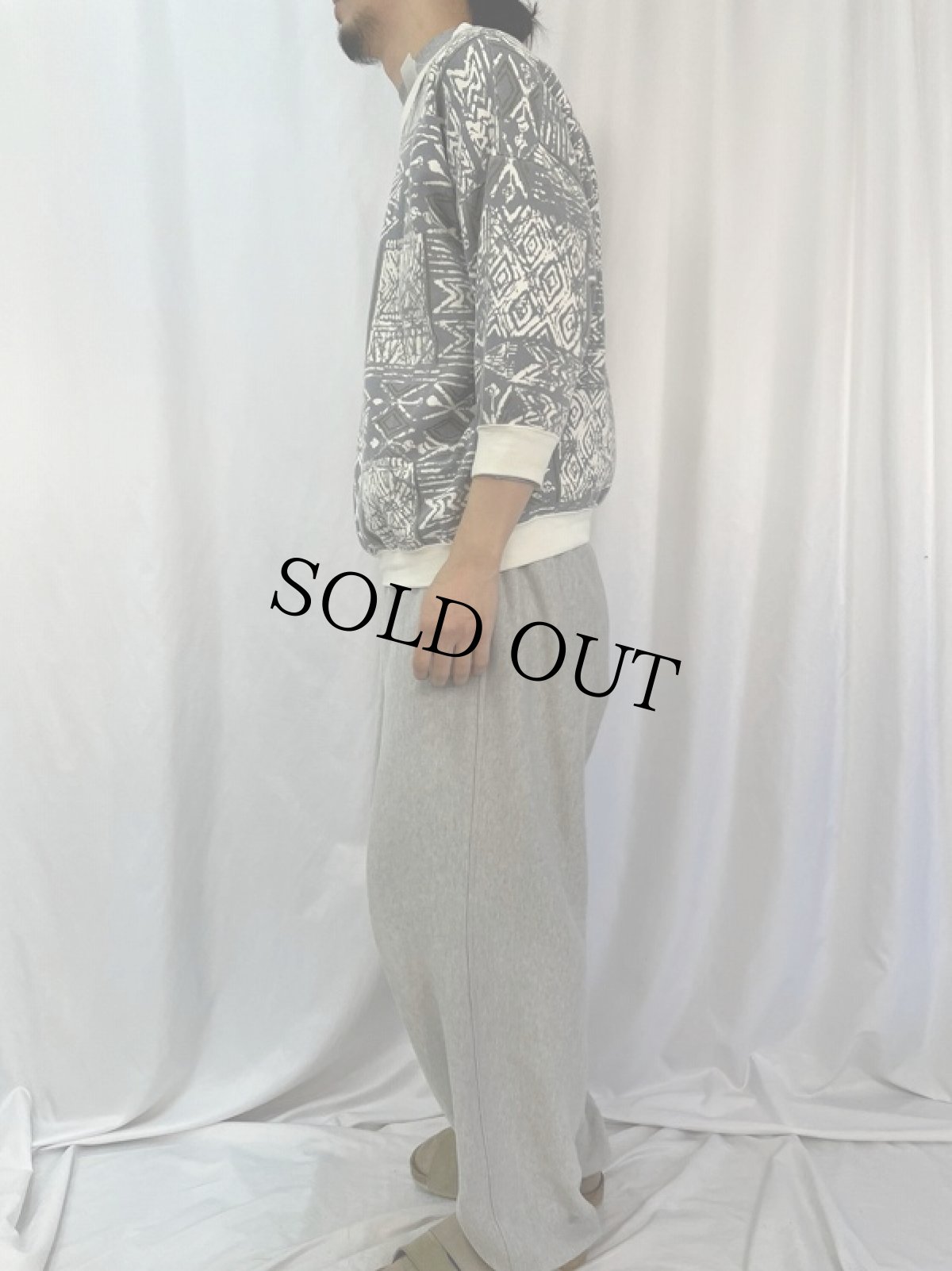 画像3: 総柄デザインスウェット (3)