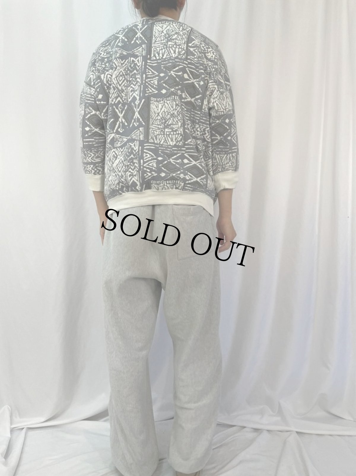 画像4: 総柄デザインスウェット (4)