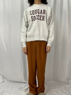 画像2: Champion REVERSE WEAVE "COUGAR SOCCER" スウェット L (2)