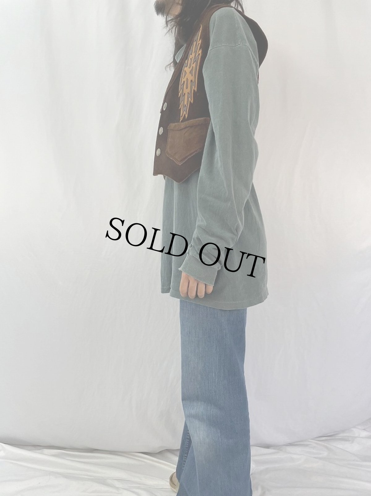 画像3: デザインレザーベスト (3)