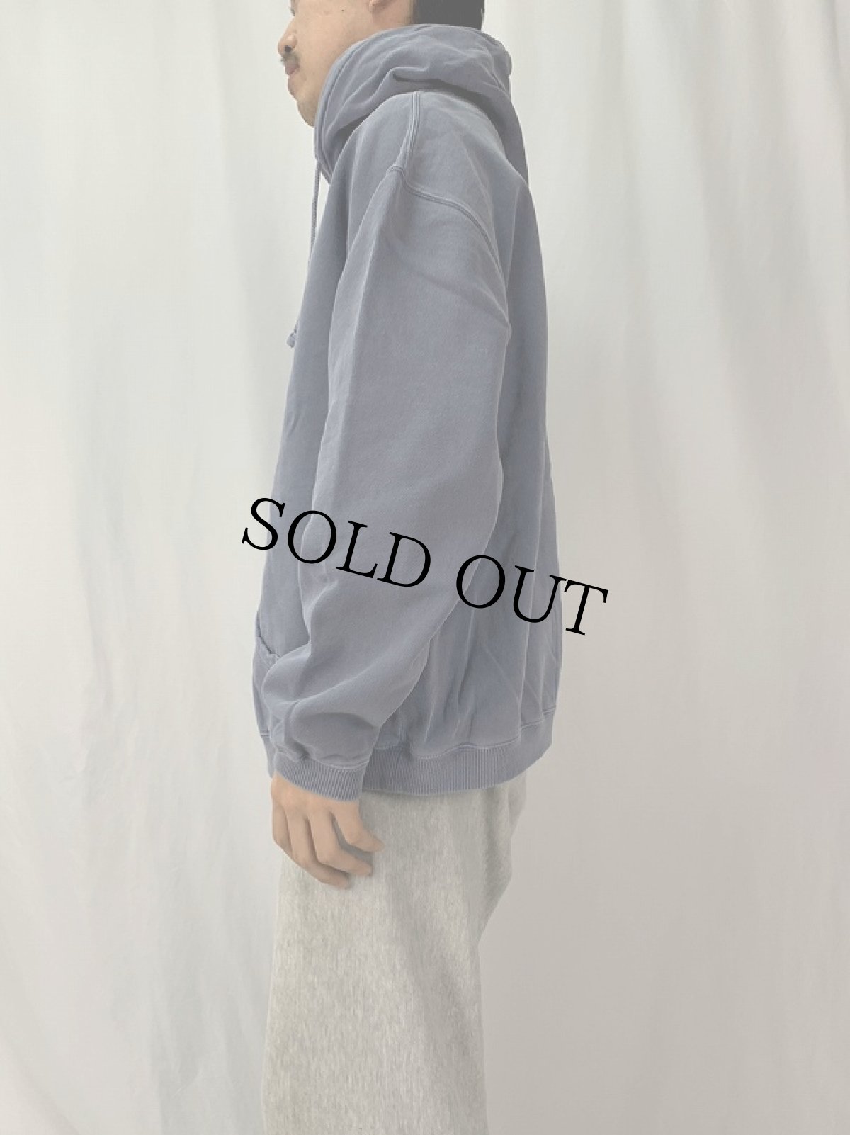 画像3: intel ロゴ刺繍スウェットフーディー L (3)