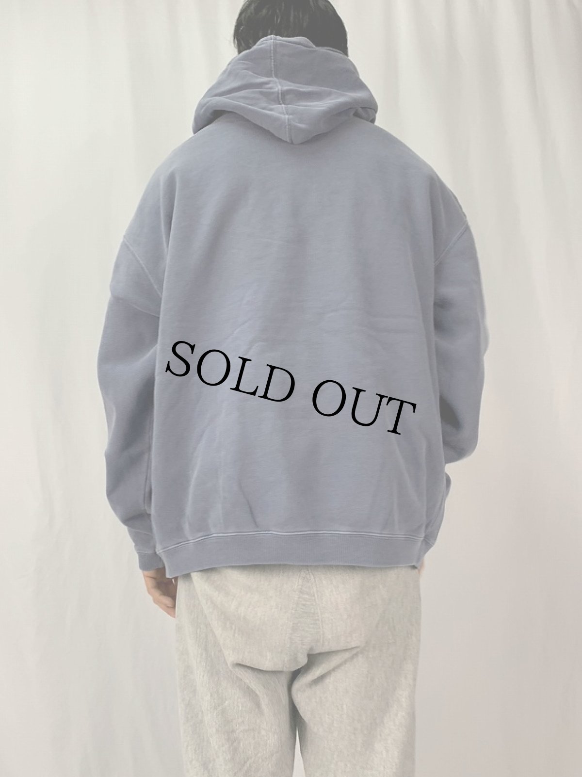 画像4: intel ロゴ刺繍スウェットフーディー L (4)