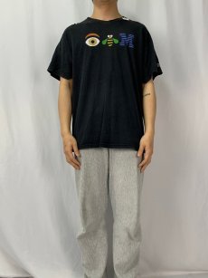 画像2: IBM IT企業ロゴプリントTシャツ L (2)