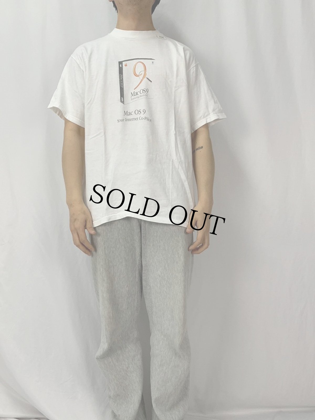 画像2: Apple "Mac OS 9" プリントTシャツ L (2)