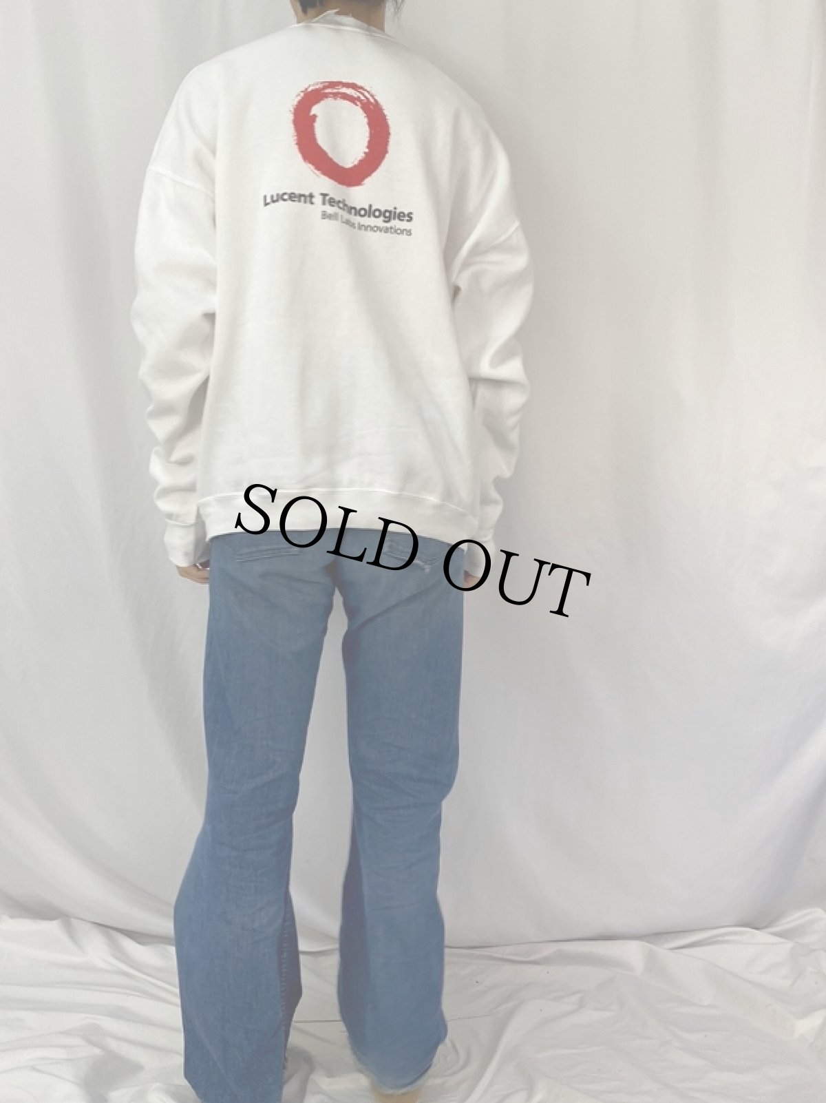 画像4: 90's COLUMBUS WORKS USA製 NPO法人 プリントスウェット XXL (4)