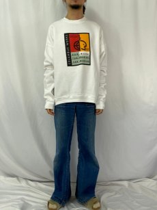画像2: 90's COLUMBUS WORKS USA製 NPO法人 プリントスウェット XXL (2)