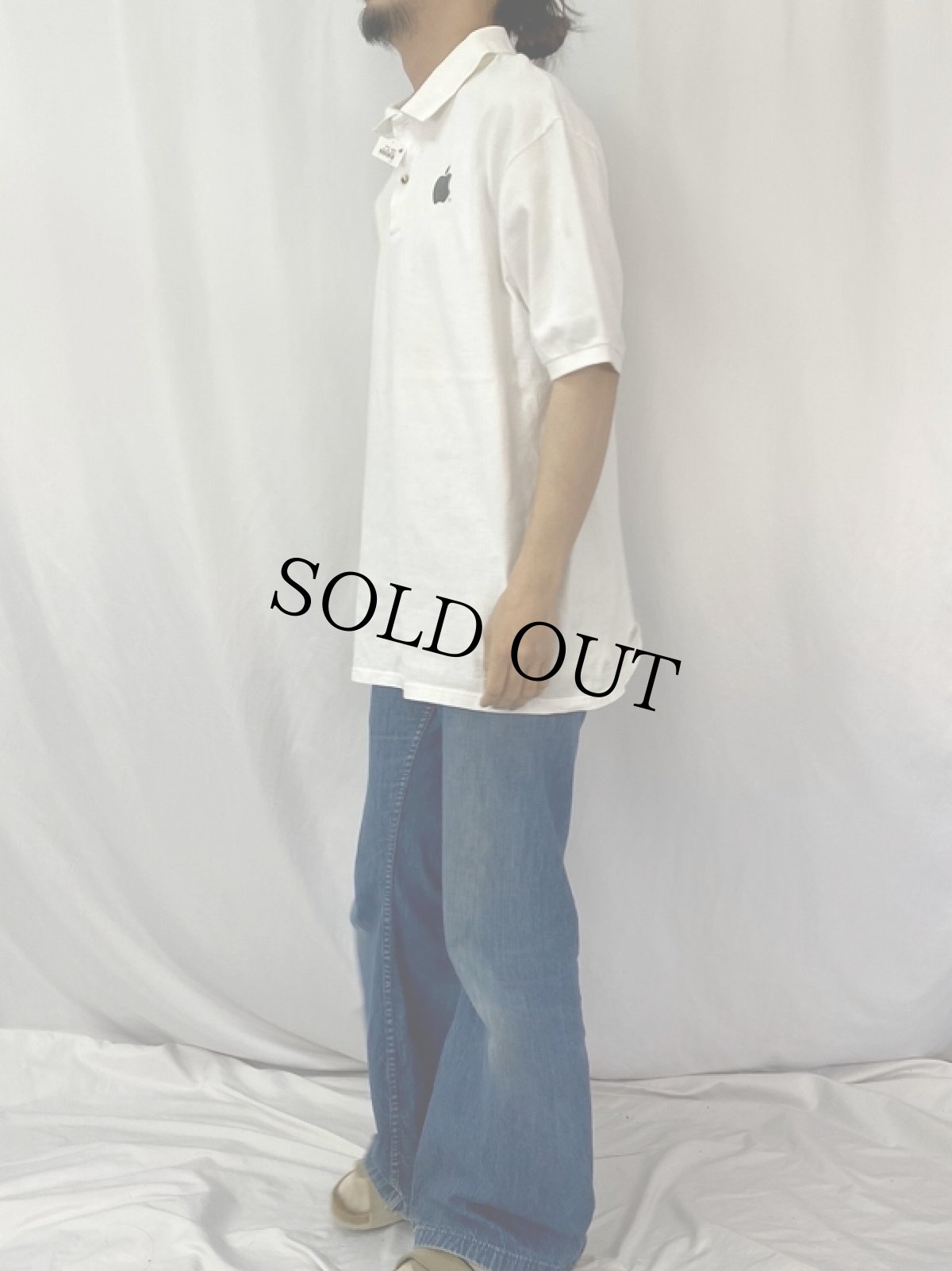 画像4: Apple "Yum." プリントポロシャツ XL (4)