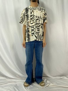 画像2: 90's STING "The Soul Cages" マルチプリント ミュージシャンTシャツ XL (2)