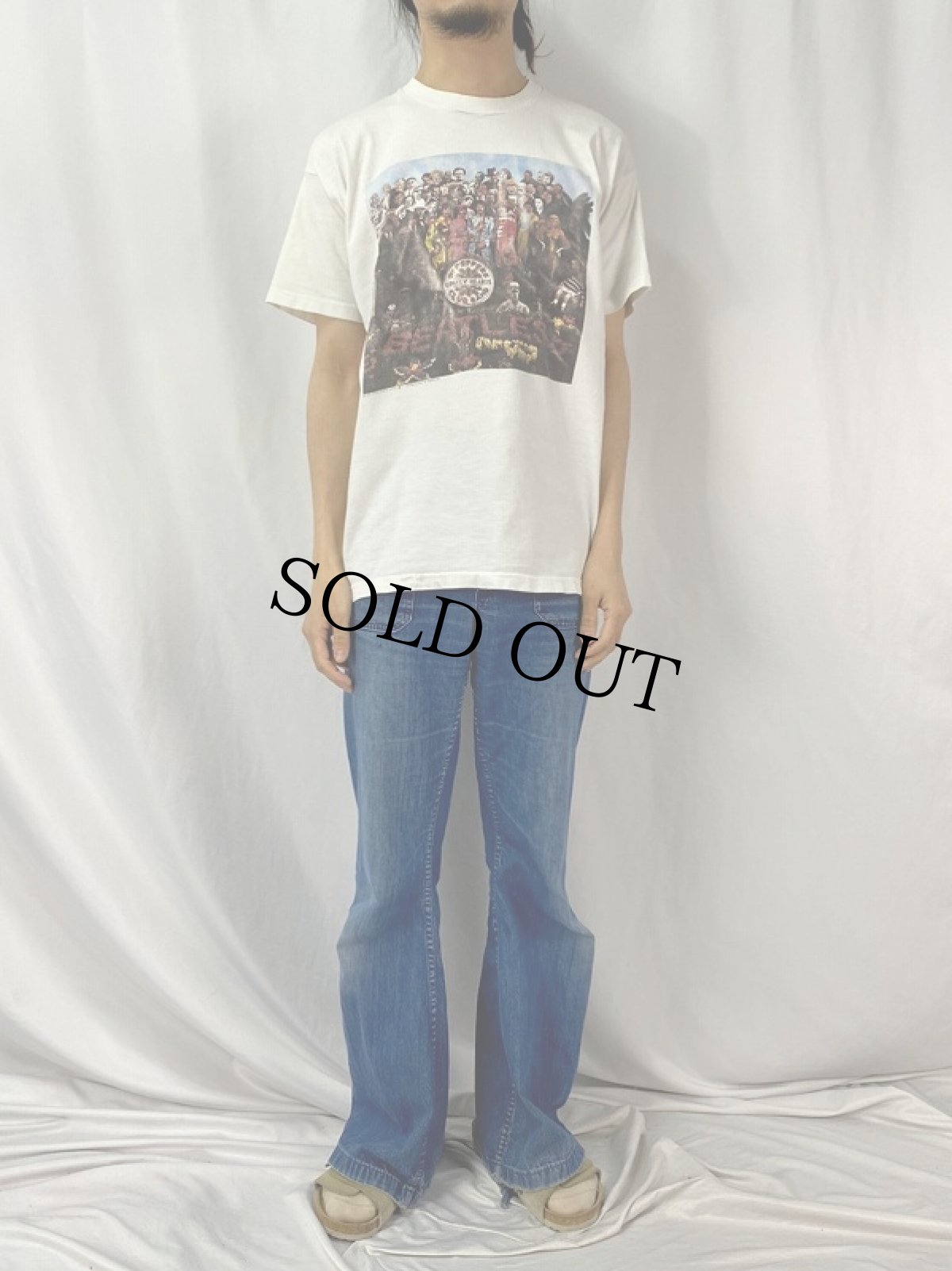 画像2: 90's The Beatles USA製 "Sgt. Pepper's Lonely Hearts Club Band" ロックバンドアルバムTシャツ XL (2)