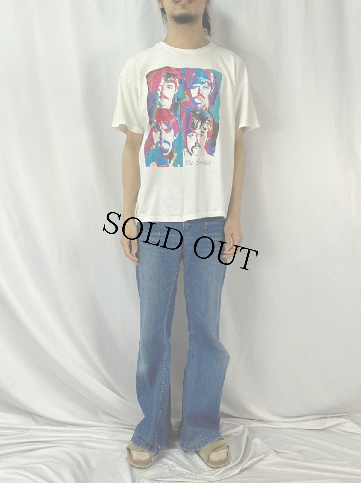 画像2: 90's The Beatles USA製 ロックバンドTシャツ XL (2)