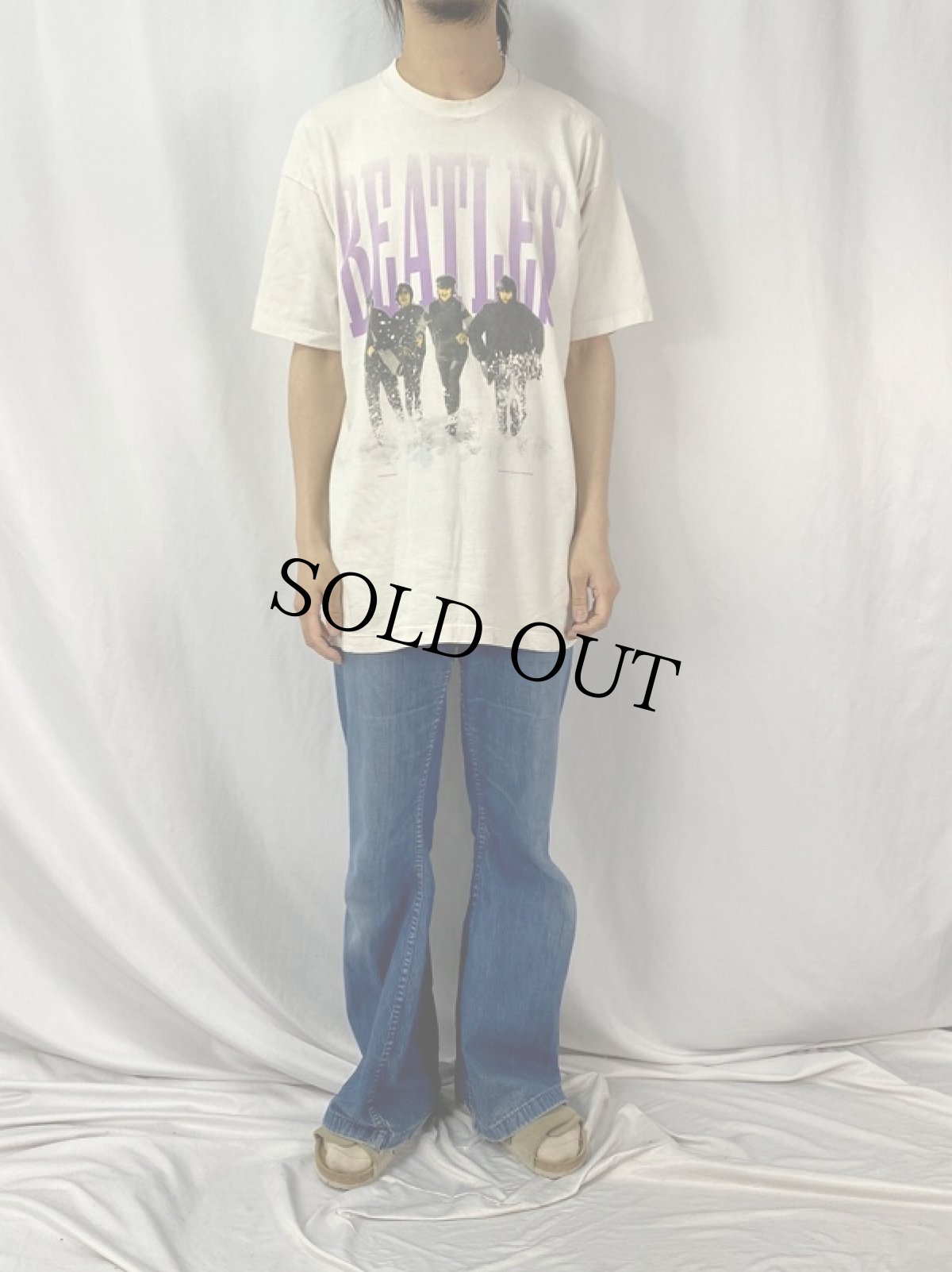 画像2: 90's The Beatles USA製 ロックバンドTシャツ XXL (2)