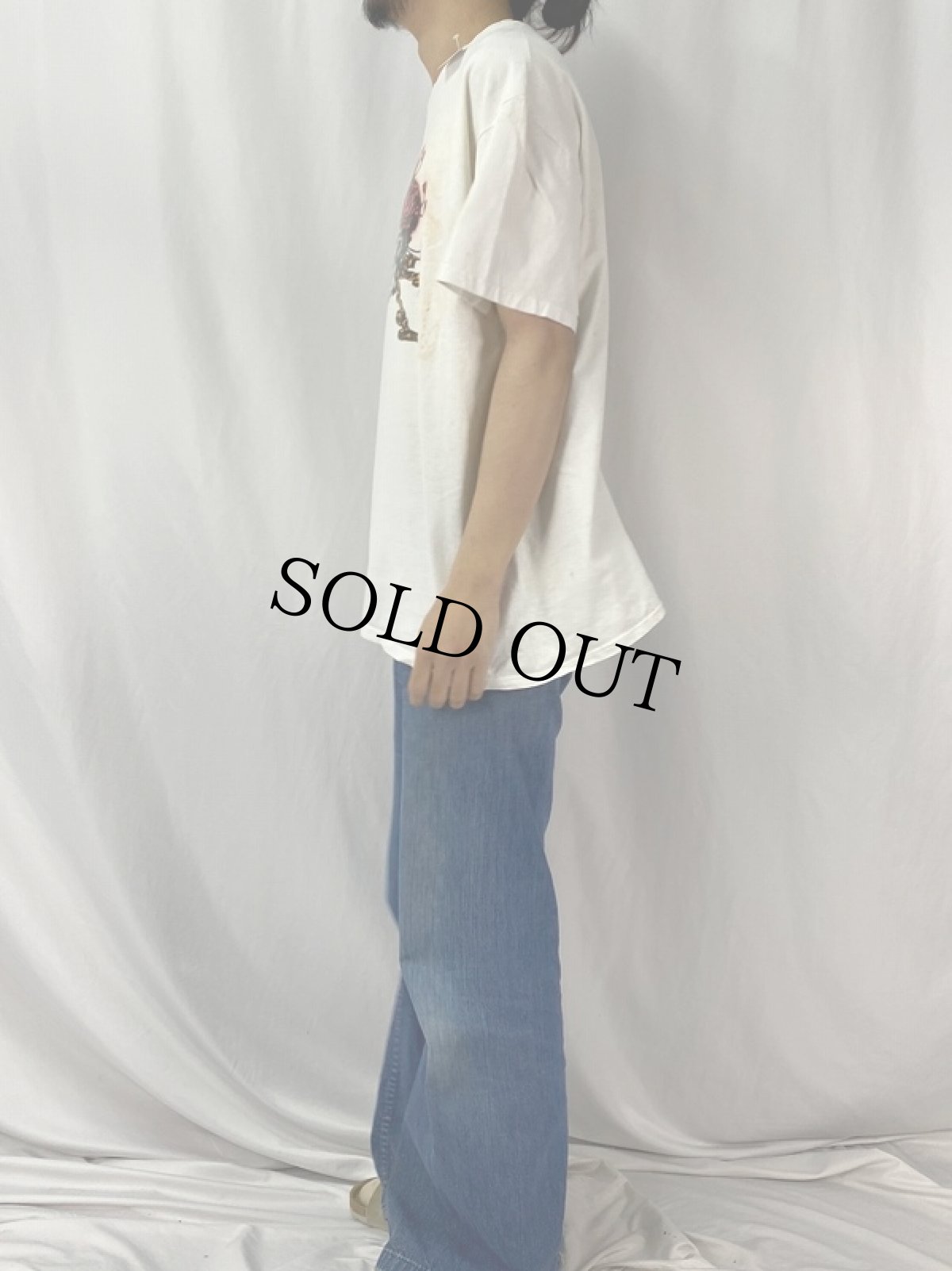 画像3: 90's GRATEFUL DEAD USA製 "SKULL&ROSE" ロックバンドTシャツ XL (3)