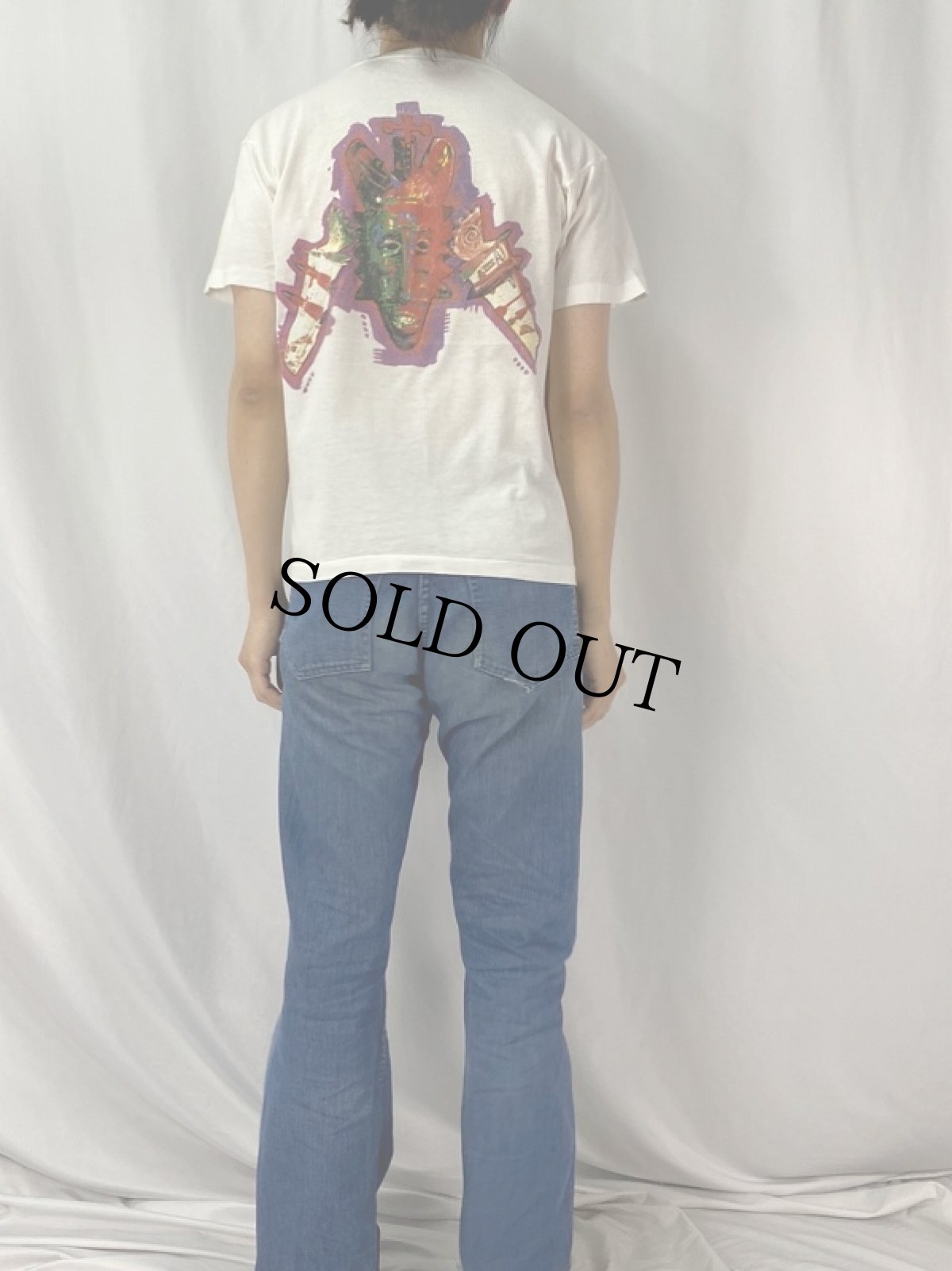 画像5: 90's Living Color USA製 ハードロック・バンドTシャツ L (5)