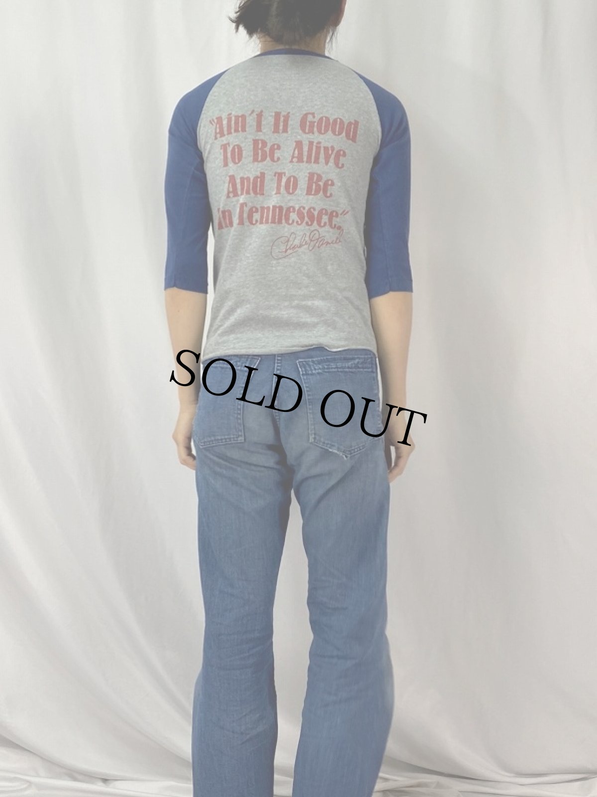 画像4: 80's The Charlie Daniels Band USA製 ミュージシャン ラグランTシャツ S (4)