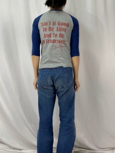 画像4: 80's The Charlie Daniels Band USA製 ミュージシャン ラグランTシャツ S (4)