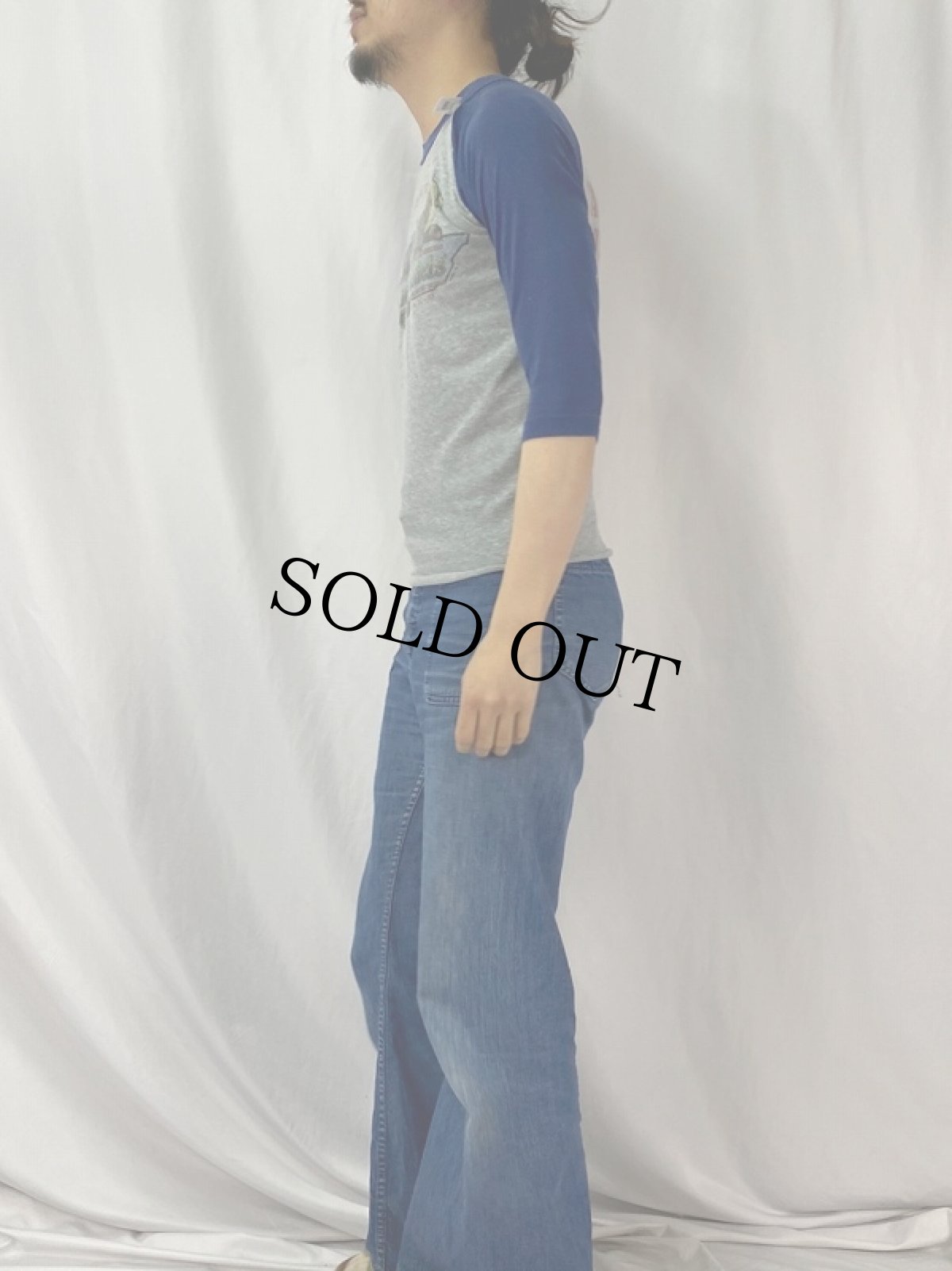 画像3: 80's The Charlie Daniels Band USA製 ミュージシャン ラグランTシャツ S (3)