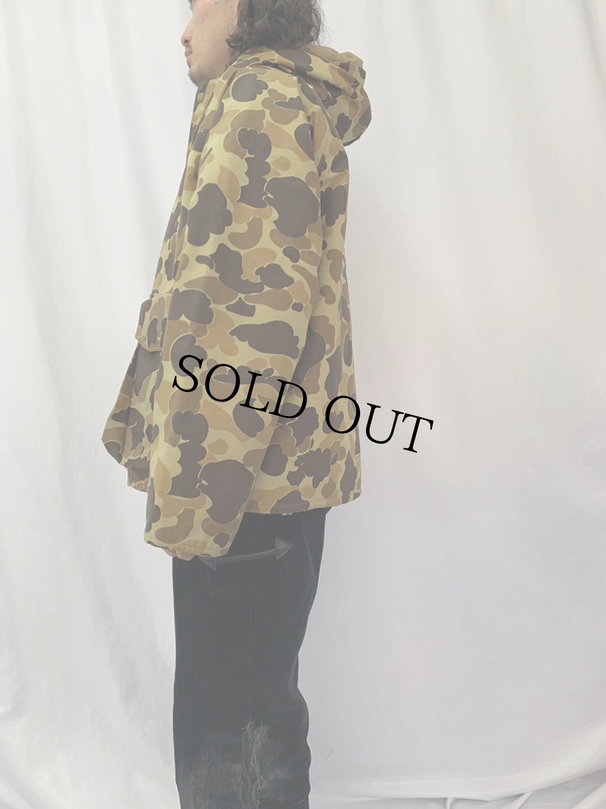 画像3: 80's Cabela's USA製 ダックハンターカモ GORE-TEX 中綿入りマウンテンパーカー XL (3)