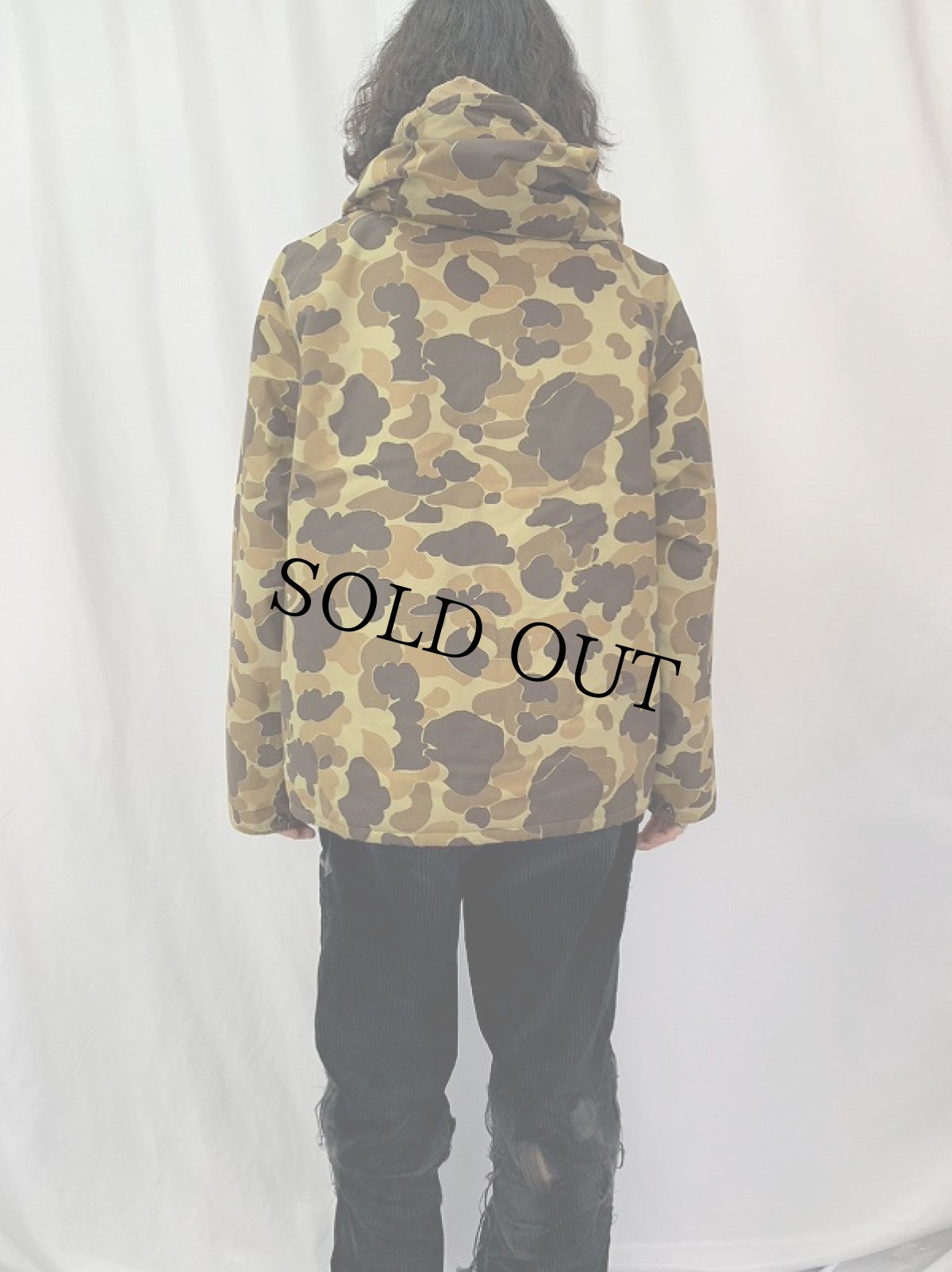 画像4: 80's Cabela's USA製 ダックハンターカモ GORE-TEX 中綿入りマウンテンパーカー XL (4)