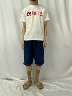 画像2: 80's ARTEC'89 世界デザイン博覧会アートプリントTシャツ L (2)