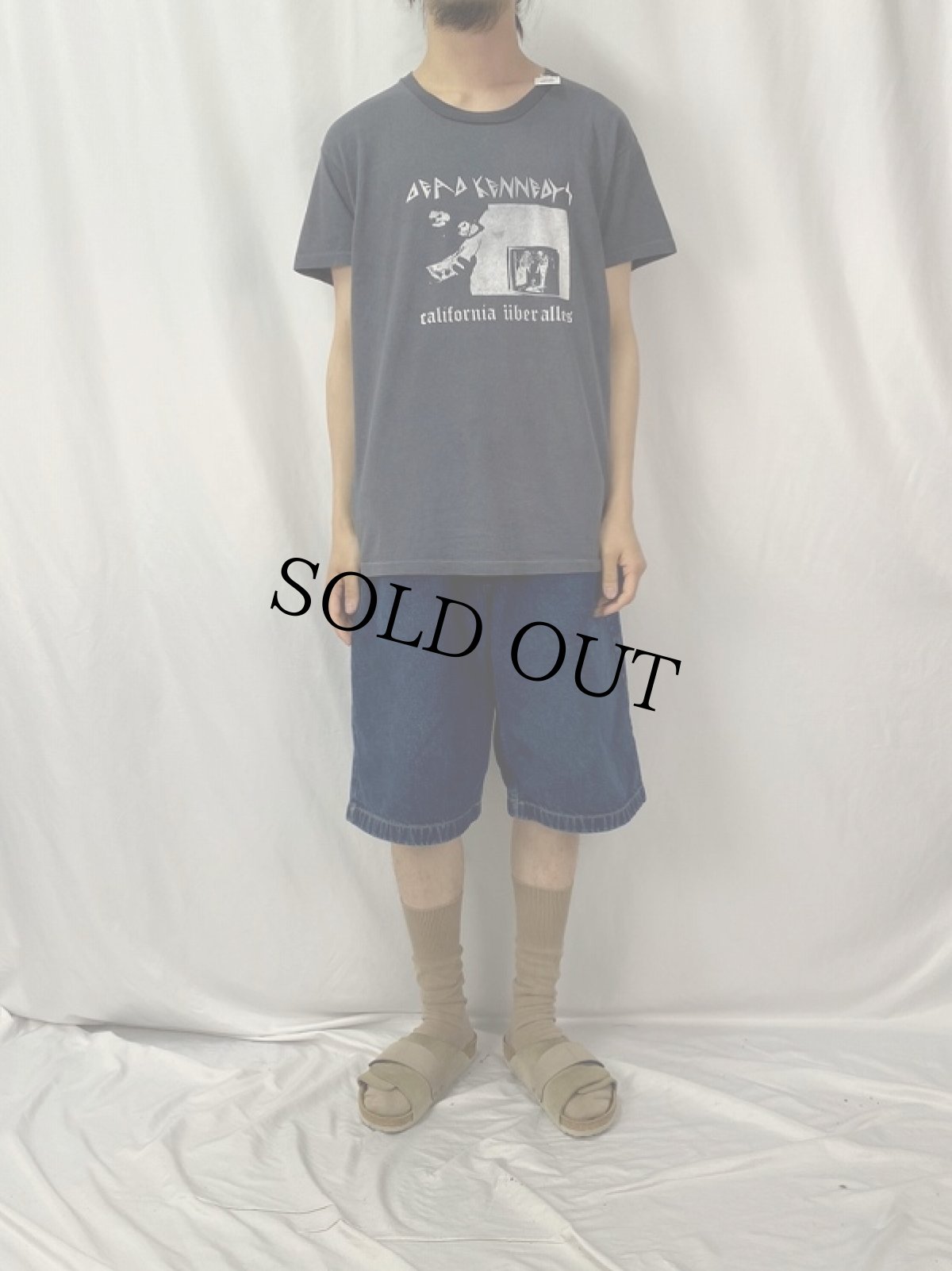 画像2: 80's Dead Kennedys "California iiber alles" ハードコア・パンクバンドTシャツ (2)