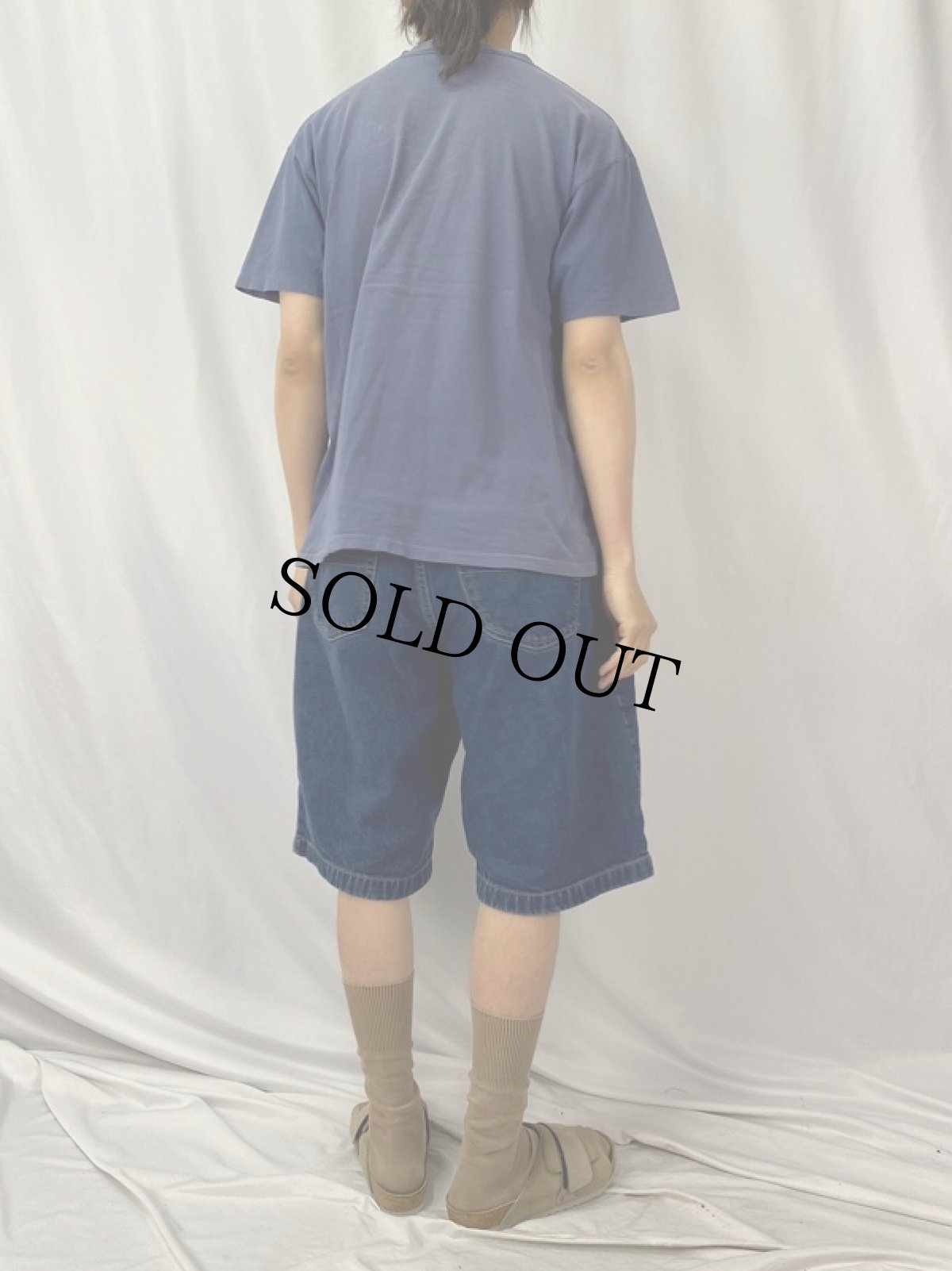 画像4: 90's THRASER USA製 スペードロゴ プリントTシャツ L (4)