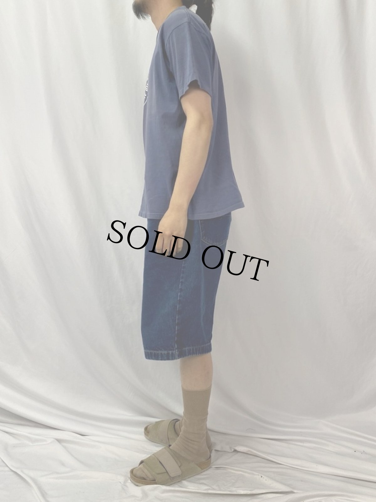 画像3: 90's THRASER USA製 スペードロゴ プリントTシャツ L (3)