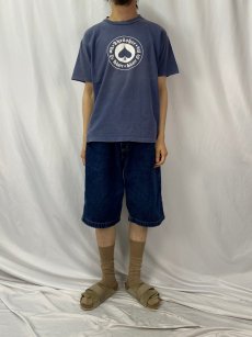 画像2: 90's THRASER USA製 スペードロゴ プリントTシャツ L (2)