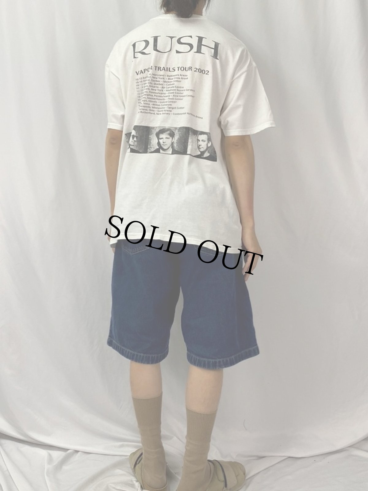 画像4: 2002 RUSH ロックバンドツアーTシャツ XL (4)
