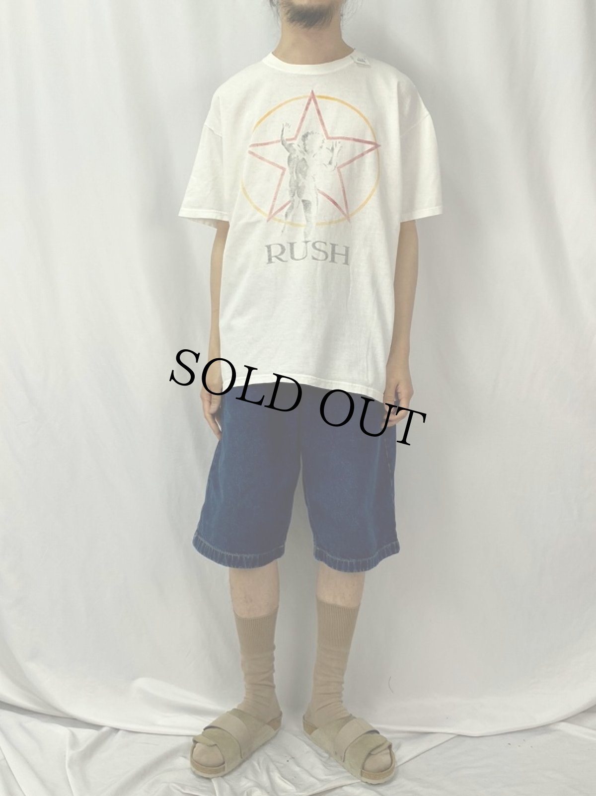 画像2: 2002 RUSH ロックバンドツアーTシャツ XL (2)