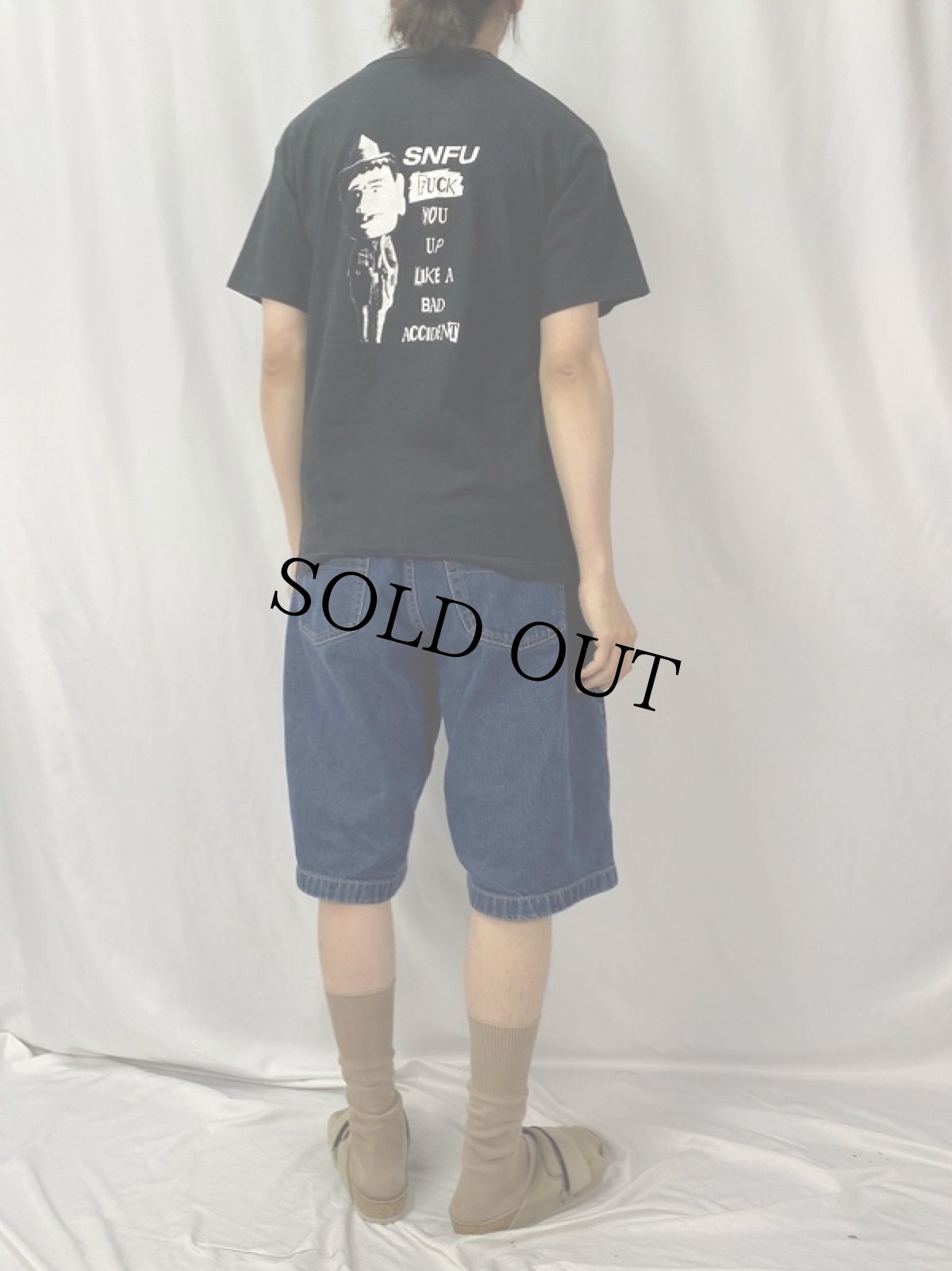 画像4: 90's SNFU CANADA製 "FYULABA" ハードコアパンクバンド アルバムTシャツ L (4)