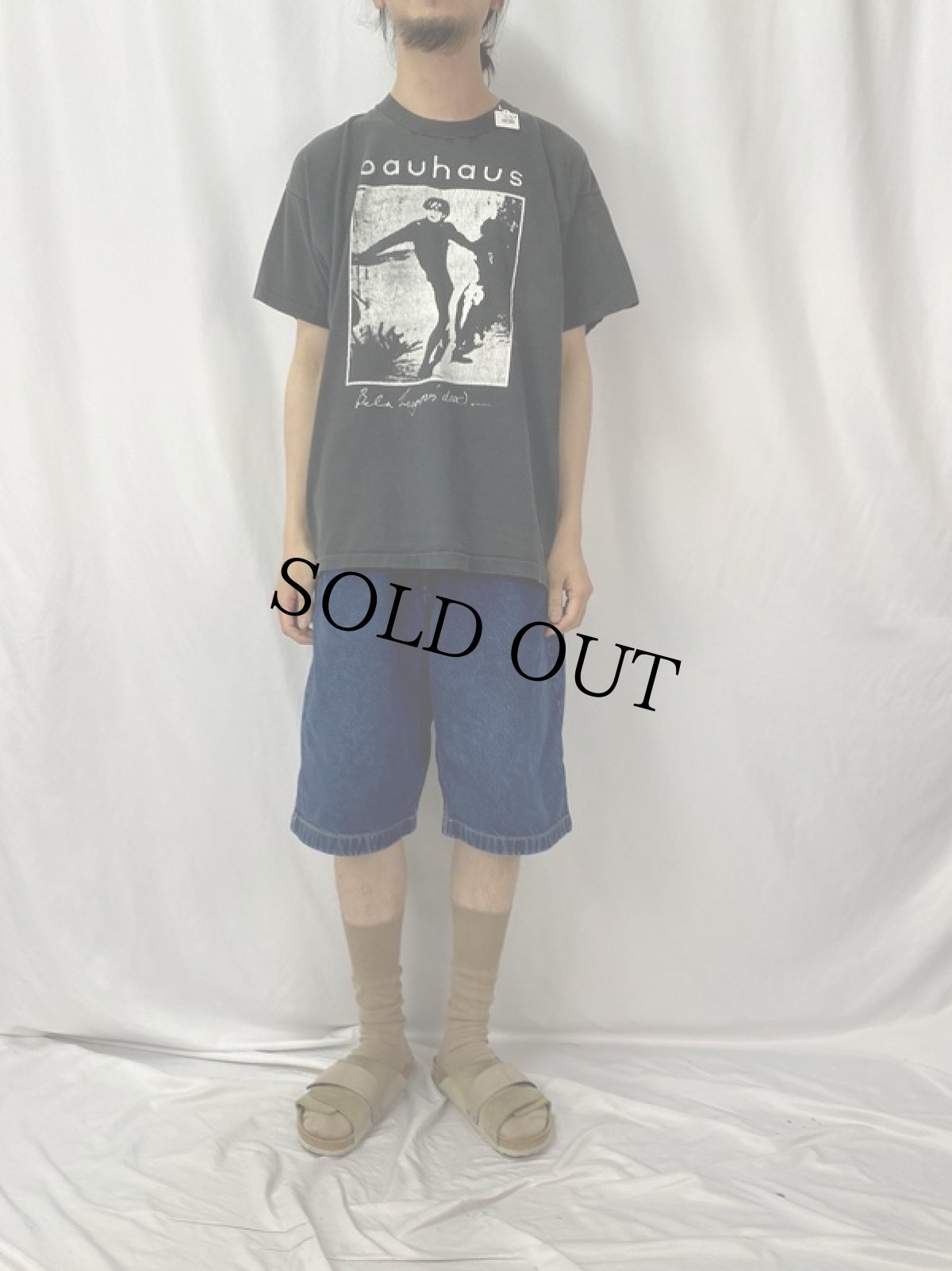 画像2: 90's Bauhaus "Bela Lugosi's Dead" ロックバンドTシャツ XL (2)