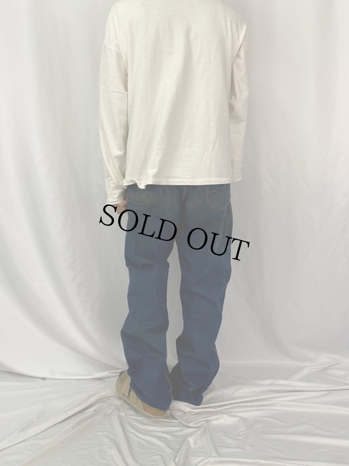 画像4: 50's BIG MAC デニムペインターパンツ W34 (4)