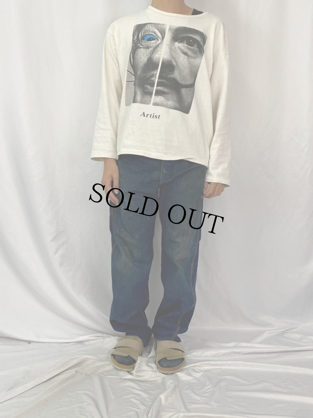 画像2: 50's BIG MAC デニムペインターパンツ W34 (2)