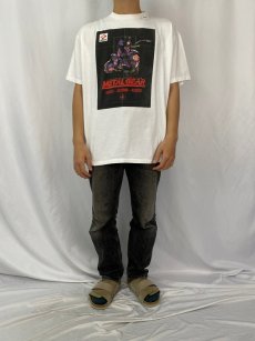 画像2: METALGEAR ビデオゲームプリントTシャツ XL (2)