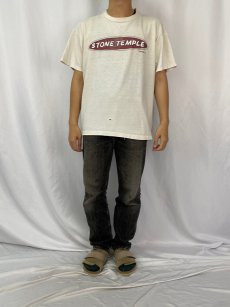 画像2: 90's STONE TEMPLE PILOTS USA製 ロックバンドTシャツ XL (2)