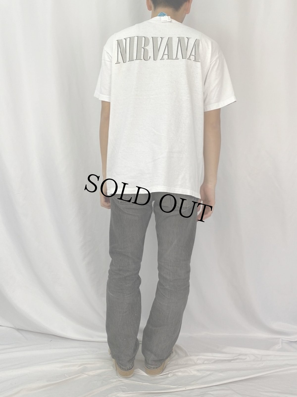 画像4: 90's NIRVANA ロックバンドTシャツ L (4)