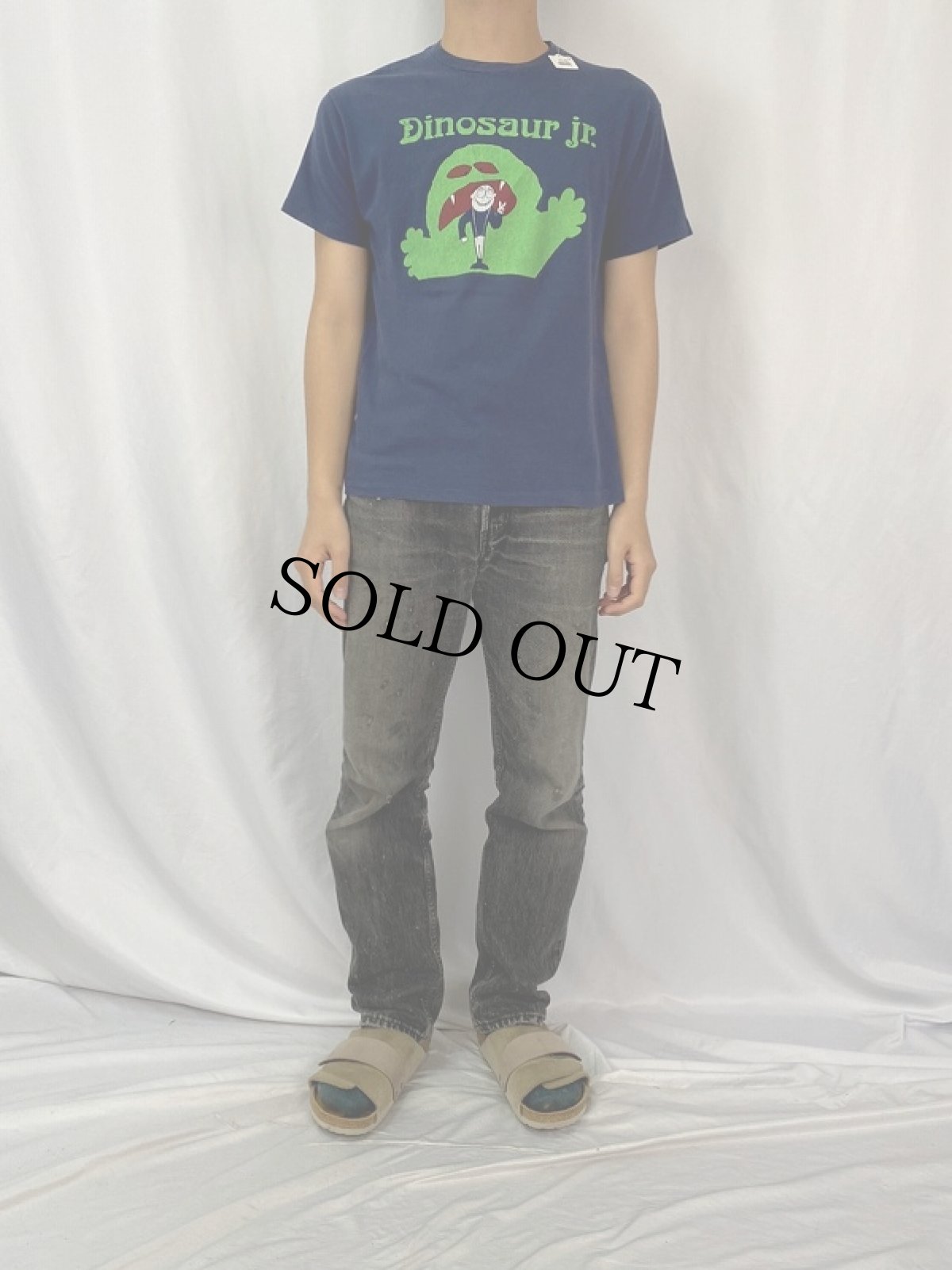 画像2: 90's Dinosaur jr USA製 オルタナティヴ・ロックバンドTシャツ L (2)