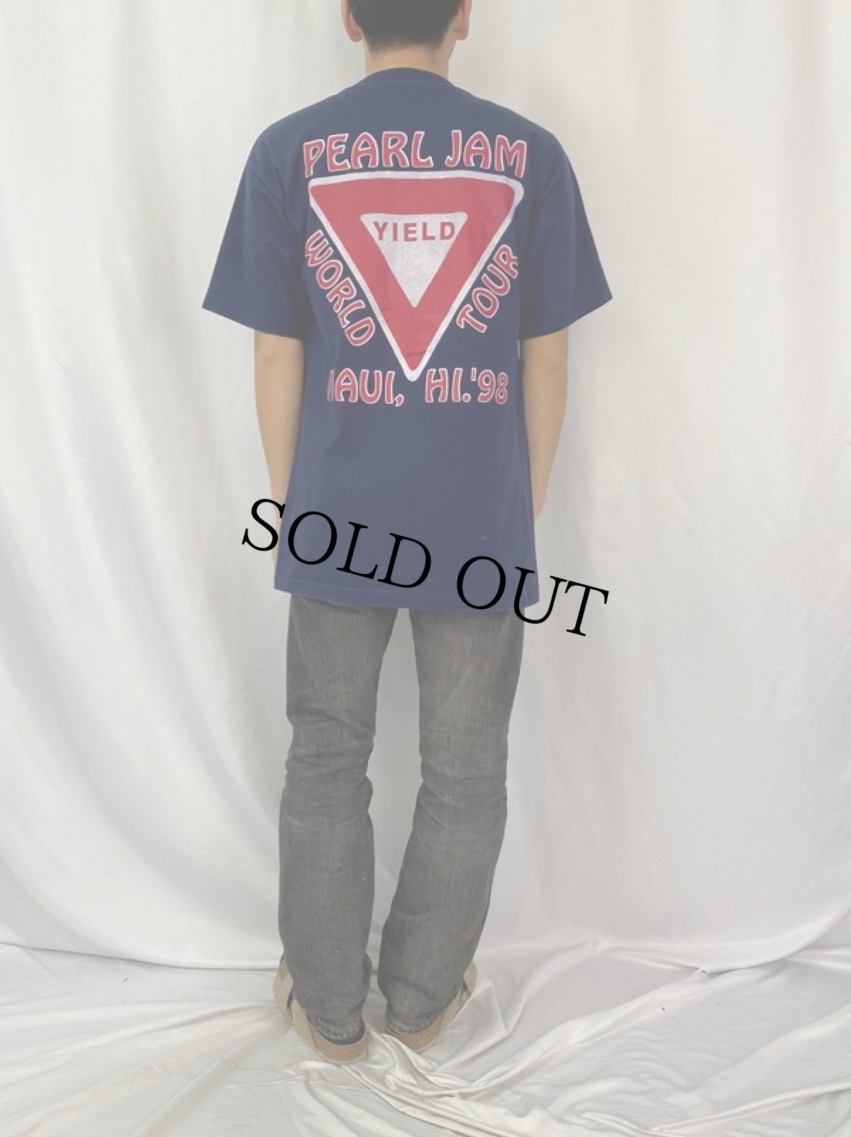 画像5: 90's PEARL JAM オルタナティヴロックバンドツアーTシャツ L (5)