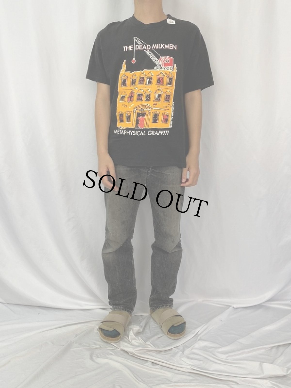 画像2: 90's THE DEAD MILKMEN USA製 パンクロックバンドTシャツ L (2)