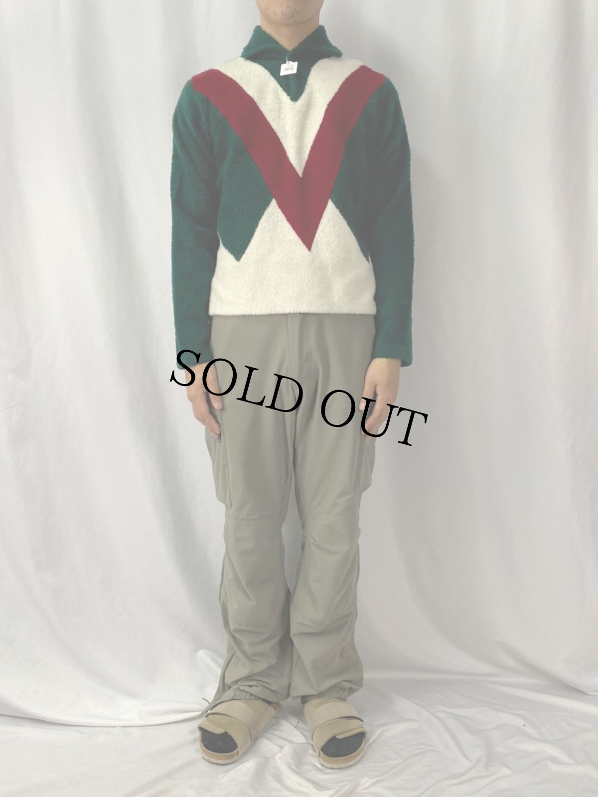 画像2: 50's KODIAK by CAMPUS フェイクファー プルオーバージャケット M (2)