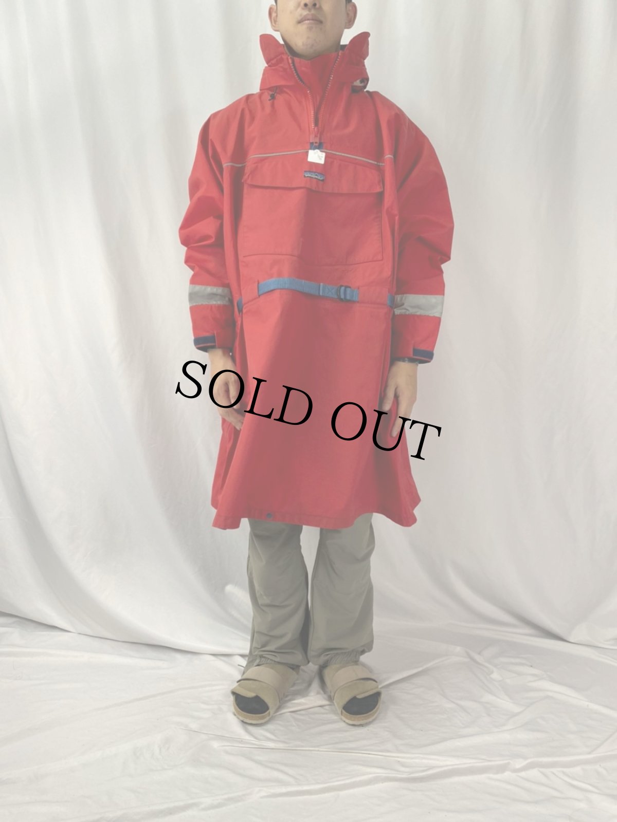 画像2: 90's Patagonia ナイロン セーリングプルオーバー XL (2)