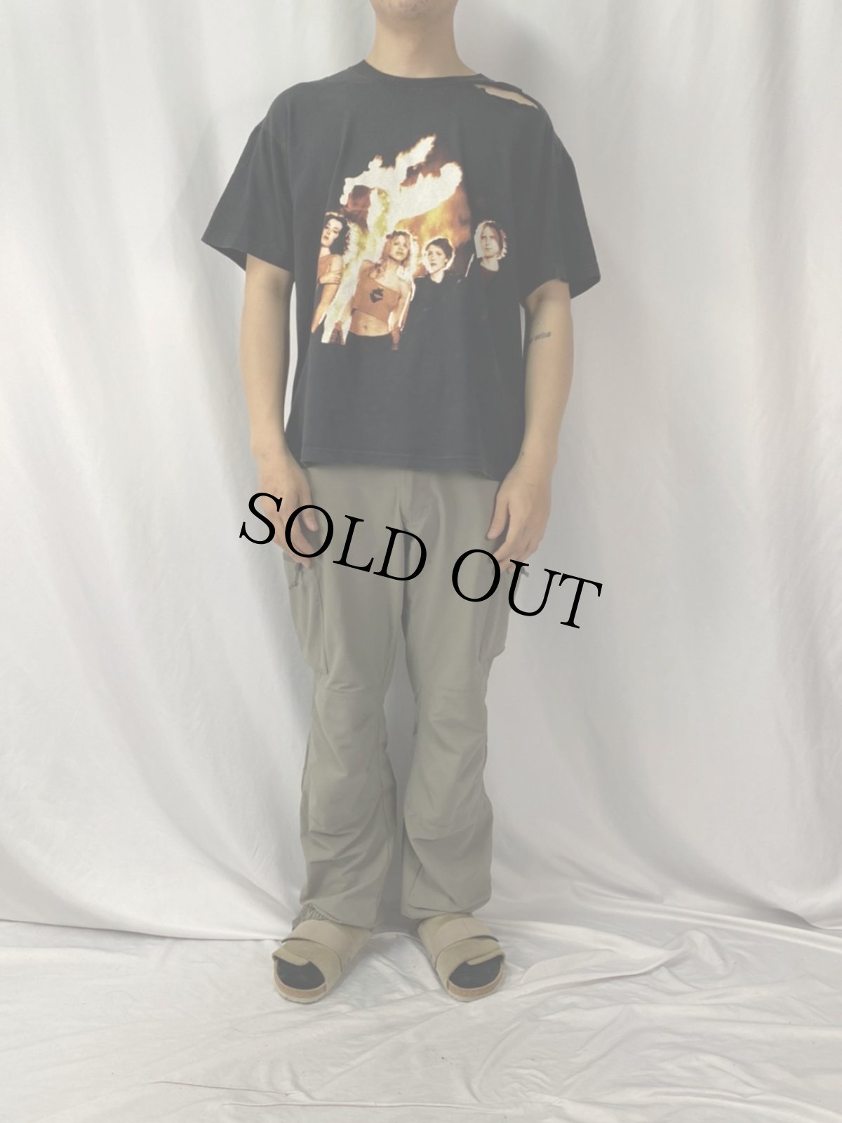 画像2: 90〜00's Hole "Celebrity Skin" オルタナティブロックバンドTシャツ L (2)