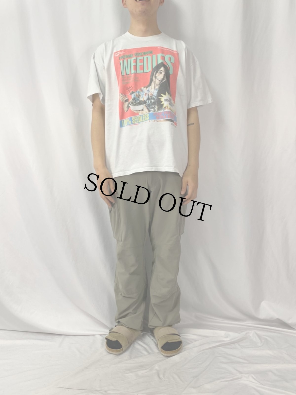 画像2: 90's DOG EAT DOG USA製 HOME GROWN WEEDIES ガンジャプリントTシャツ XL (2)