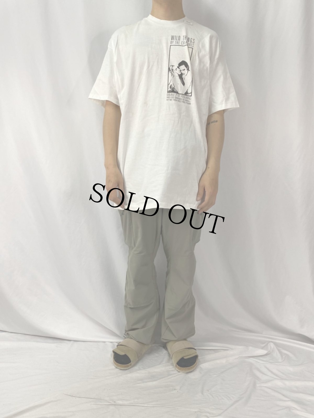 画像2: 90's CREATURES USA製 "WILD THINGS" ロックバンドTシャツ XL (2)