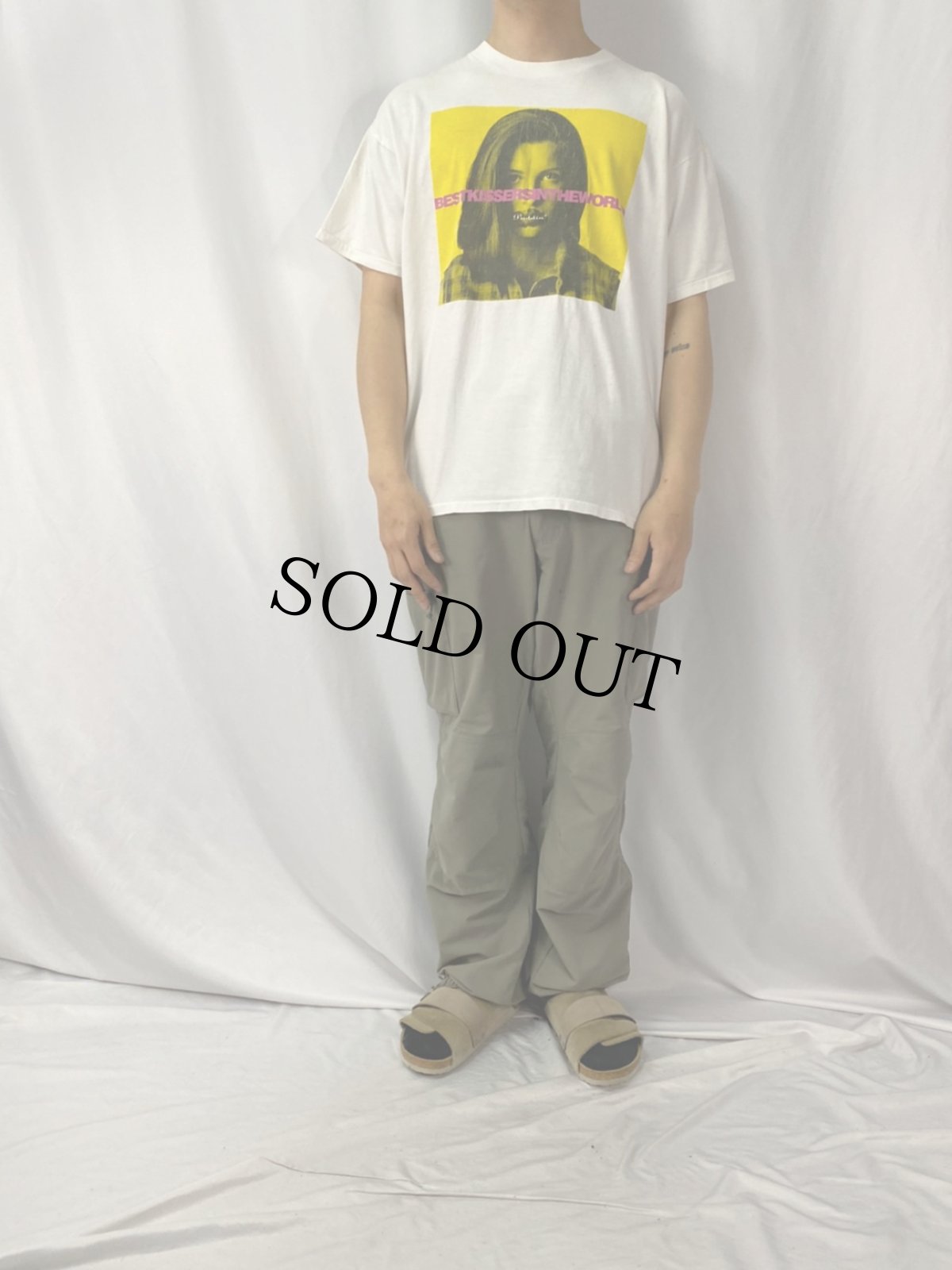 画像2: 90's Puddin'  USA製 "Best Kissers In The World" オルタナティヴロックバンドTシャツ XL (2)