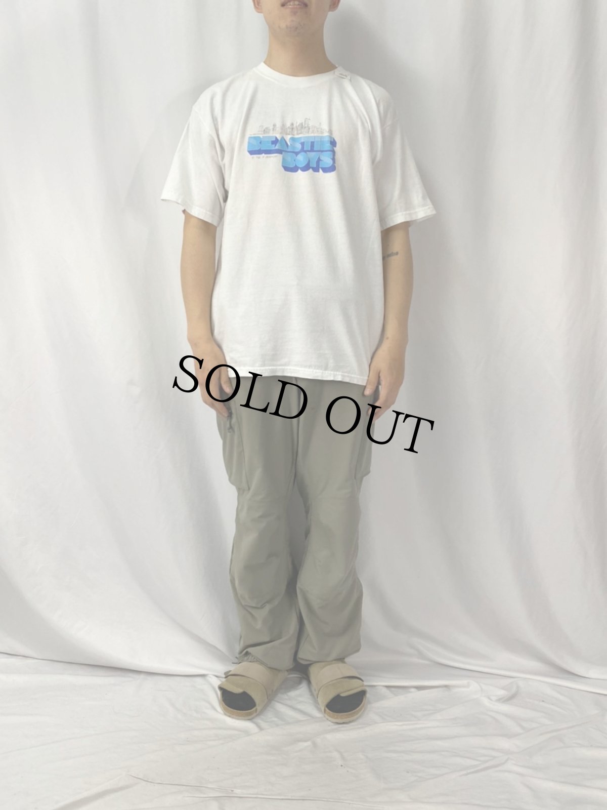 画像2: 【お客様お支払処理中】BEASTIE BOYS "PACEANT" ヒップホップグループ ツアーTシャツ L (2)